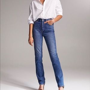 Aritzia Denim Forum Nina Stovepipe Jeans